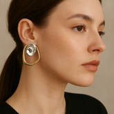 Abstract Silver-Gold Fusion